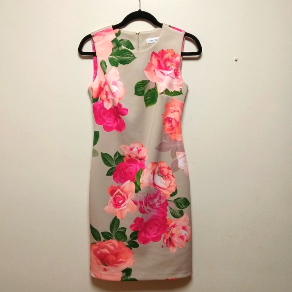 Calvin Klein ,Size 4 ,Beige .